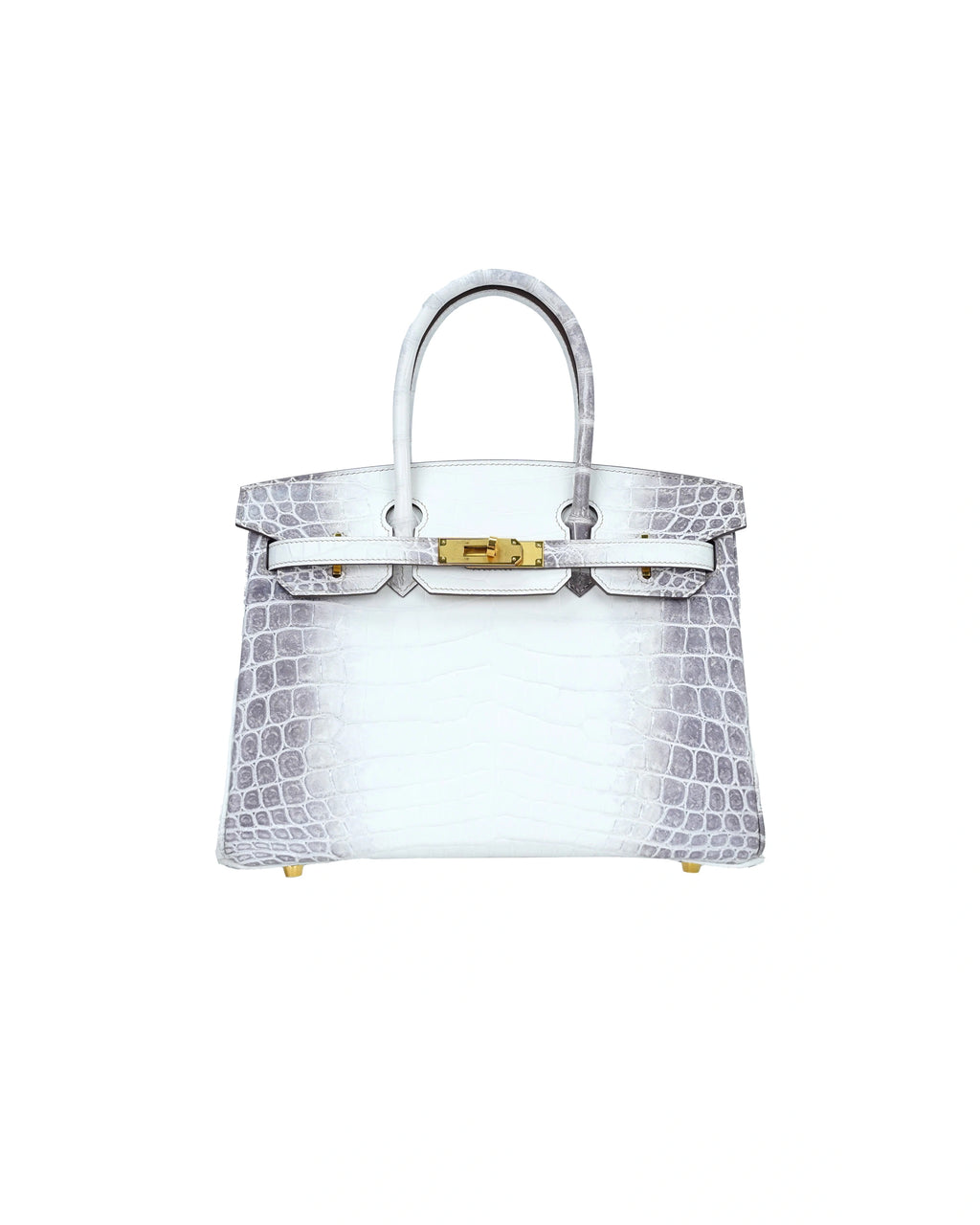 Ladies' handbag, Himalayan Nile crocodile material, size 30