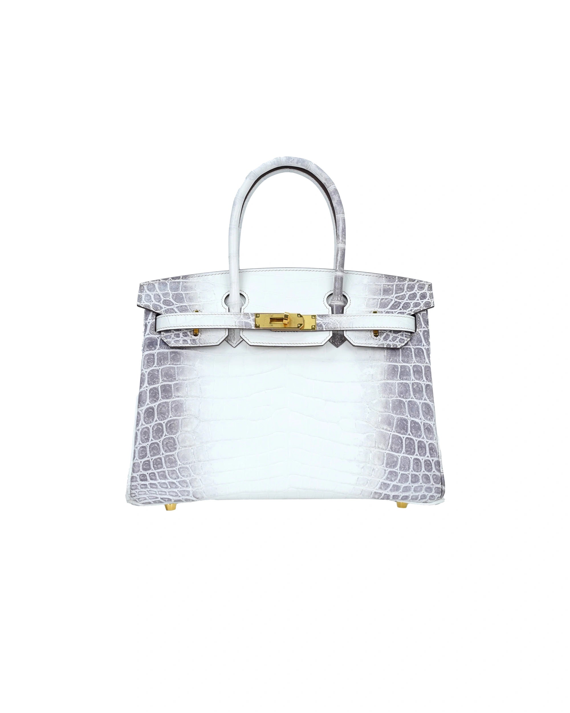 Ladies' handbag, Himalayan Nile crocodile material, size 30