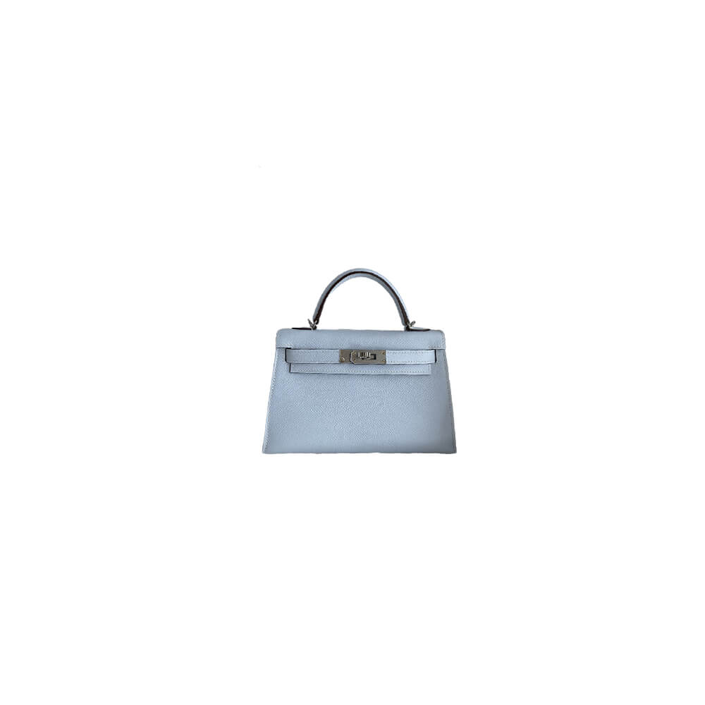 Hermes Mini Kelly II (HIGH-END GRADE) – Light Blue