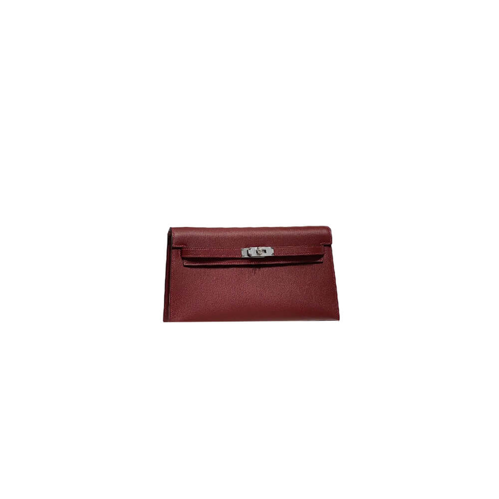 Hermes Kelly Elan – Rouge, Silver Hardware