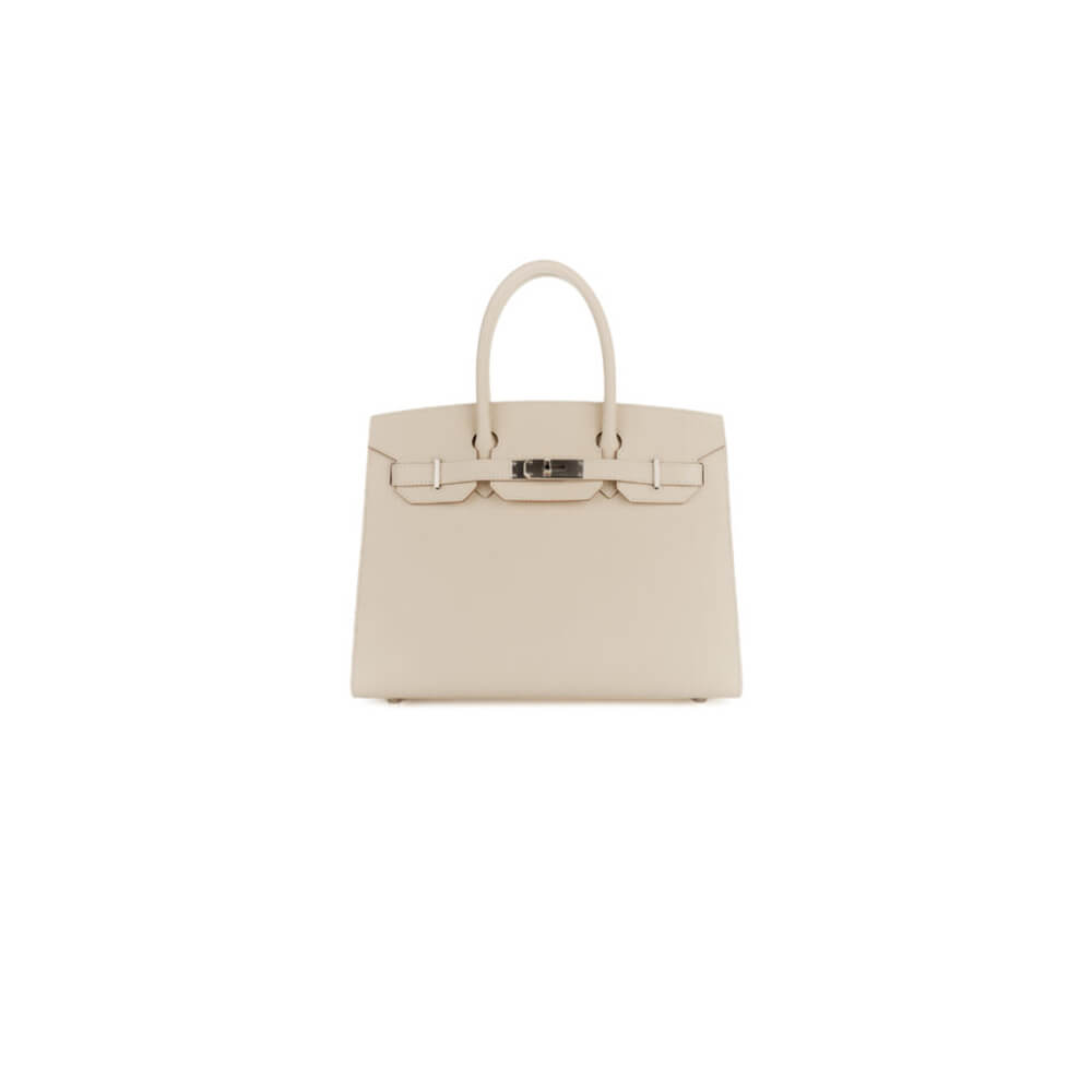 Hermes Birkin 30 Sellier – Cream with Silver Hardware (Epsom Leather)