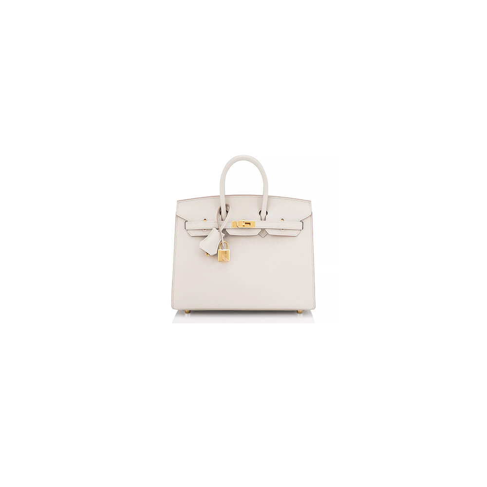Hermes Birkin 25 Sellier – Cream with Gold Hardware (Epsom Leather)