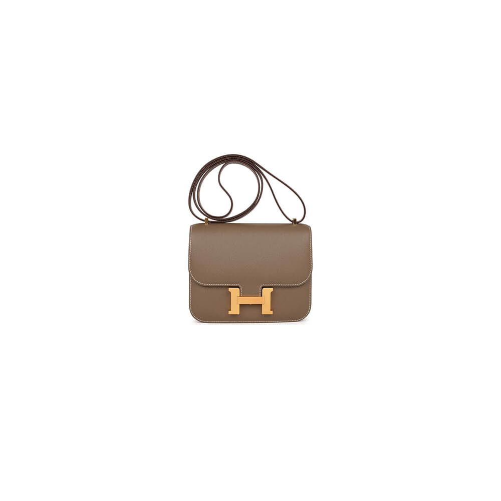 Hermes Constance 18 – Etoupe Epsom with Gold Hardware (1:1 Mirror Quality)