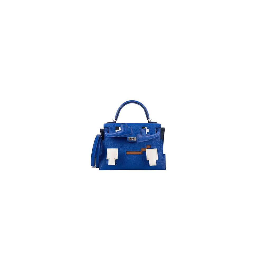 Hermes Kelly Doll Picto – Blue (High-End Grade)