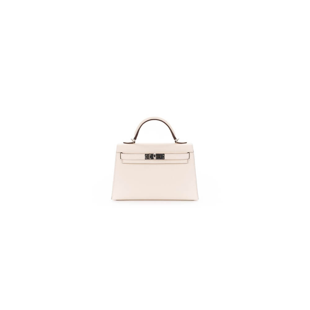 Hermes Mini Kelly II – Cream White