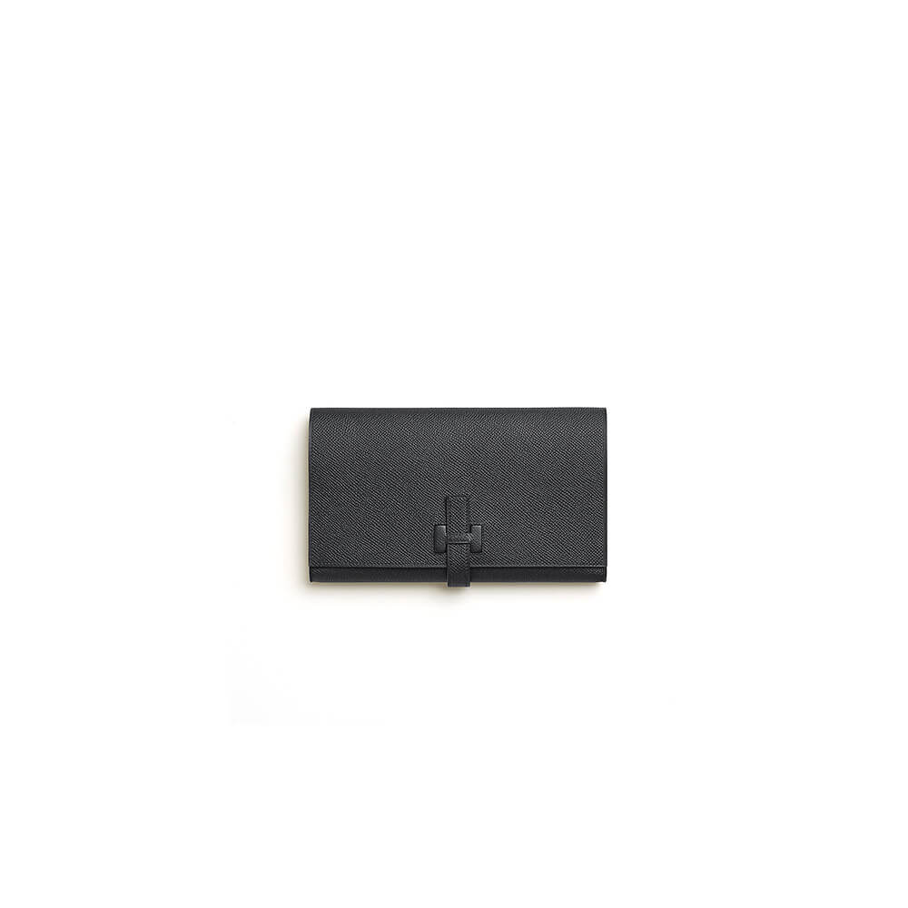 Hermes New H Passant Toutenmain Wallet – Black