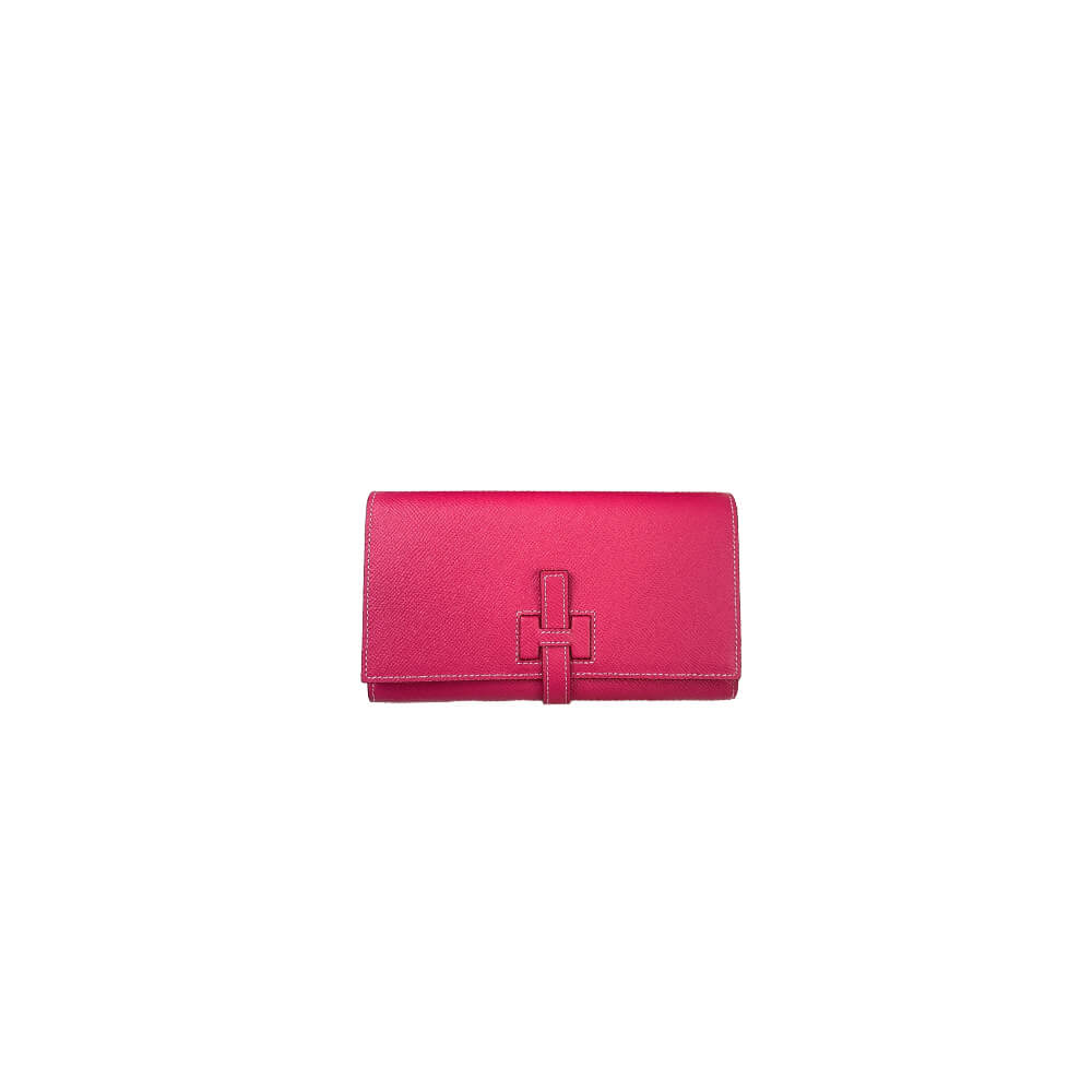 Hermes New H Passant Toutenmain Wallet – Rose Azalee