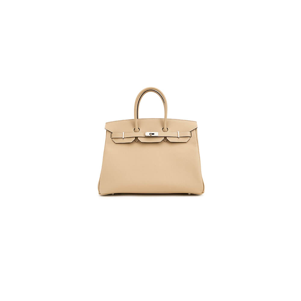 Hermes Birkin 35 – Khaki Togo Leather