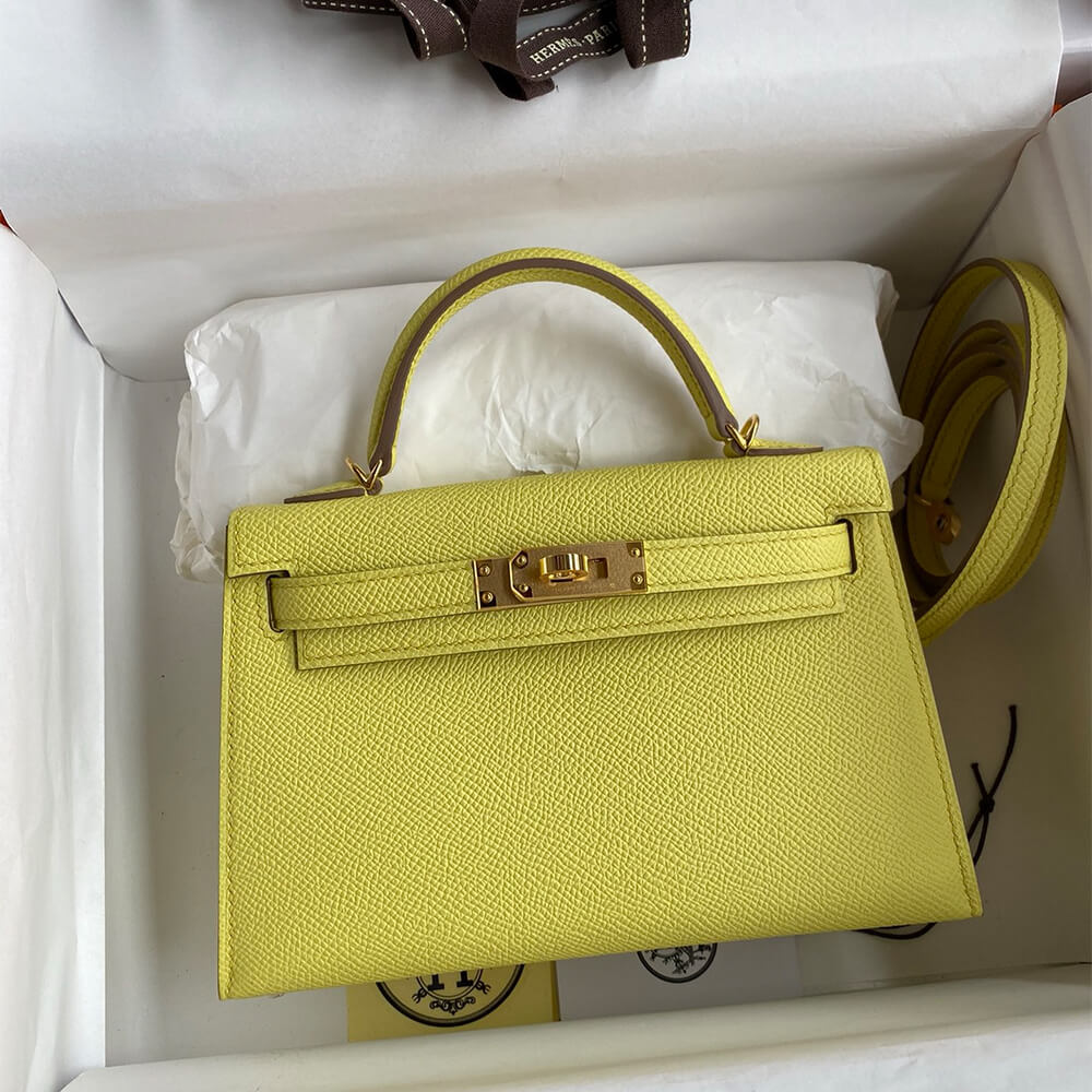 Hermes Mini Kelly II (HIGH-END GRADE) – Yellow