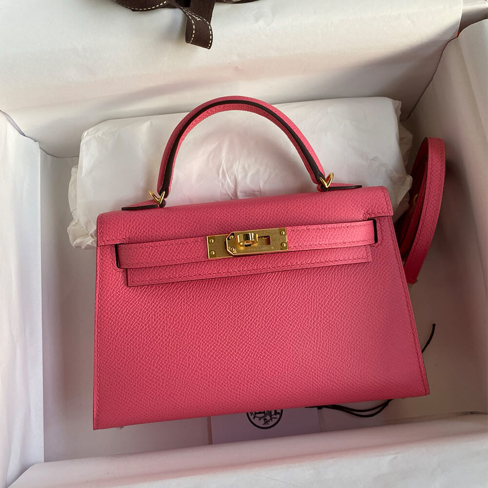 Hermes Mini Kelly II (HIGH-END GRADE) – Pink