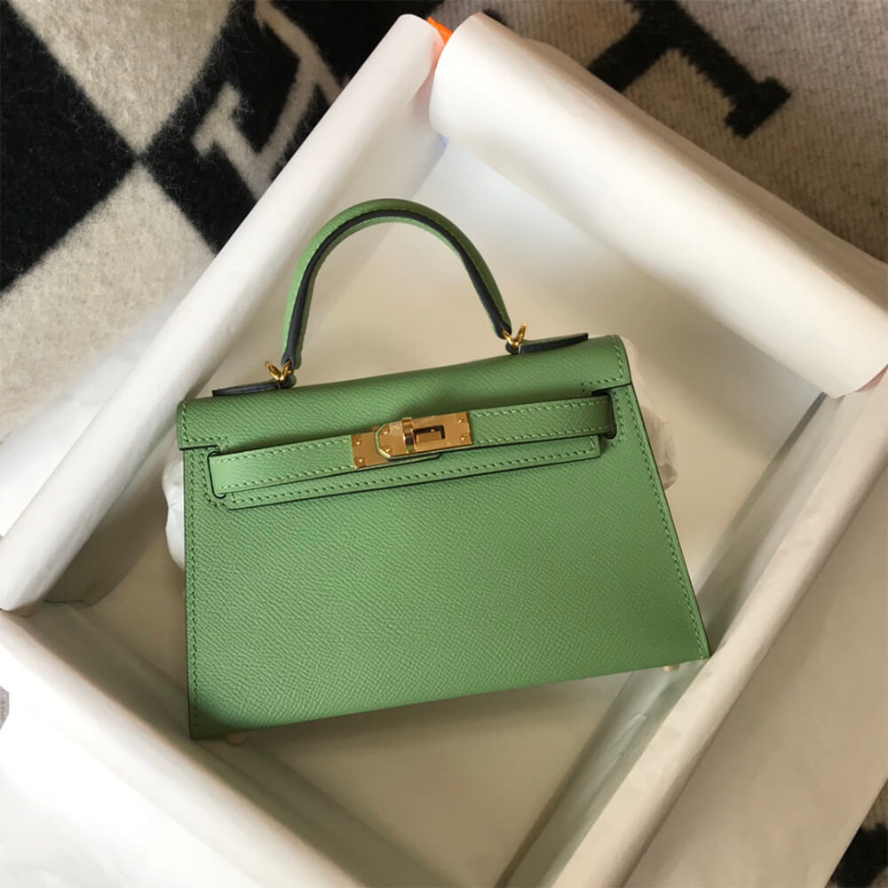 Hermes Mini Kelly II (HIGH-END GRADE) – Oliva Green