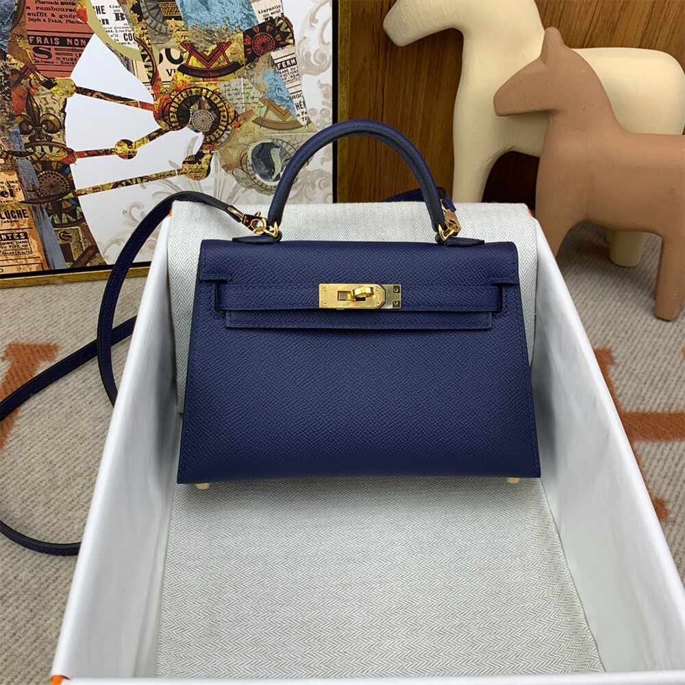 Hermes Mini Kelly II (HIGH-END GRADE) – Etoupe