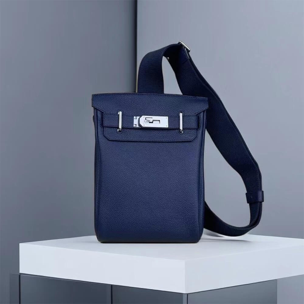 Dark Blue Togo Leather HAC A Dos PM – Grade 1:1 Mirror