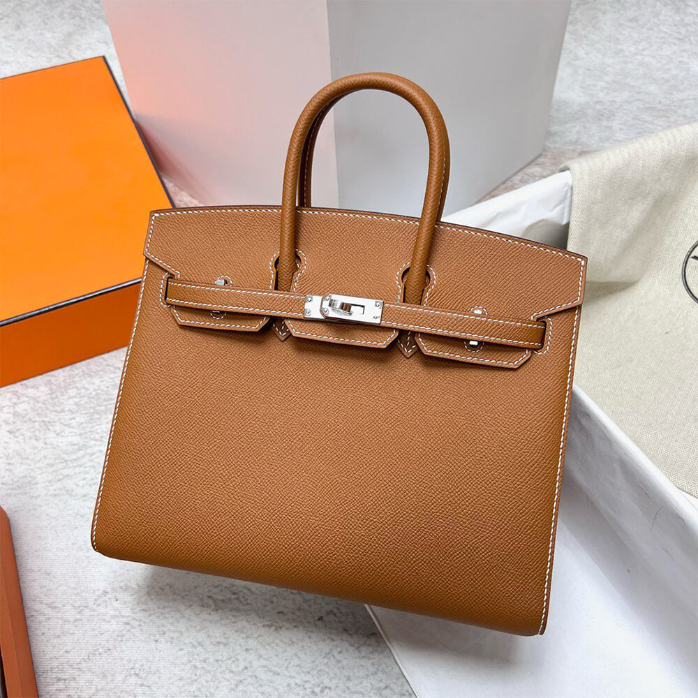Hermes Birkin 30 Sellier – Gold with Silver Hardware (Epsom Leather)