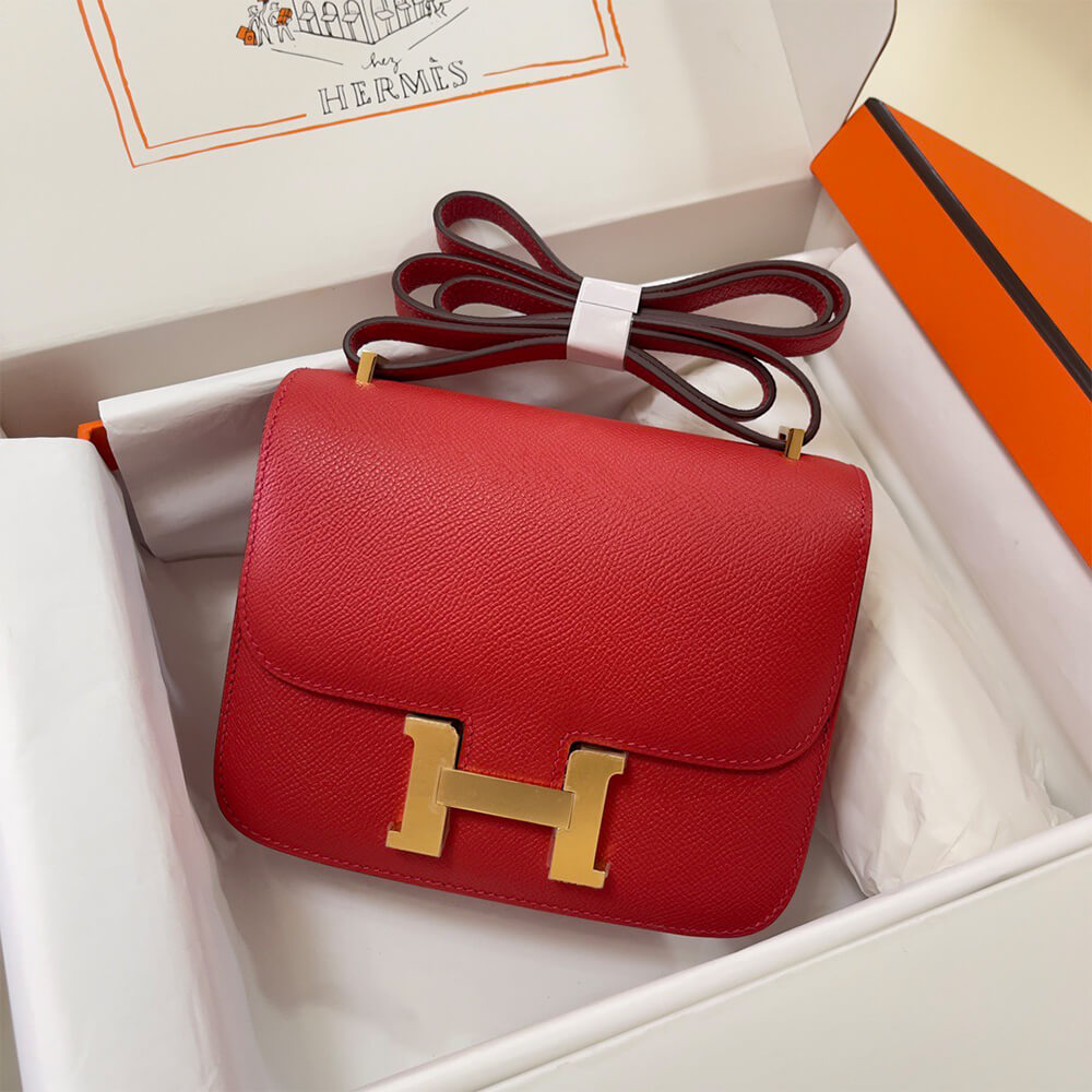 Hermes Constance 18 – Epsom Leather, Red, Gold Hardware