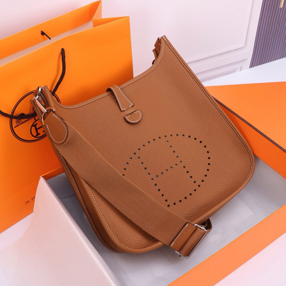 Hermes Evelyne 29 – Brown with Silver Hardware