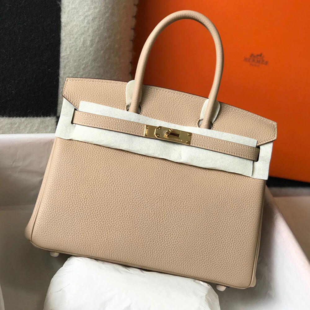 Hermes Birkin 35 – Khaki Togo Leather