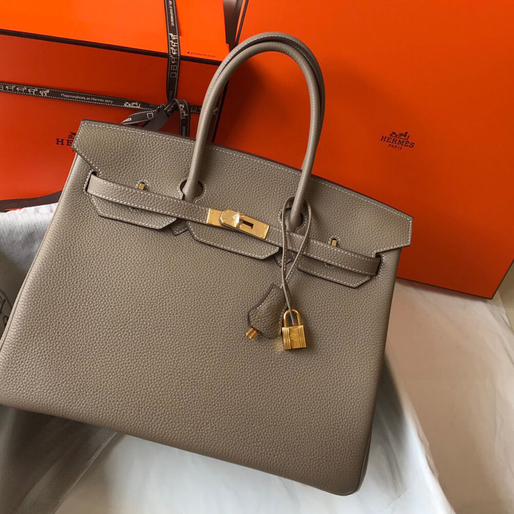 Hermes Birkin 35 – Etoupe Togo Leather