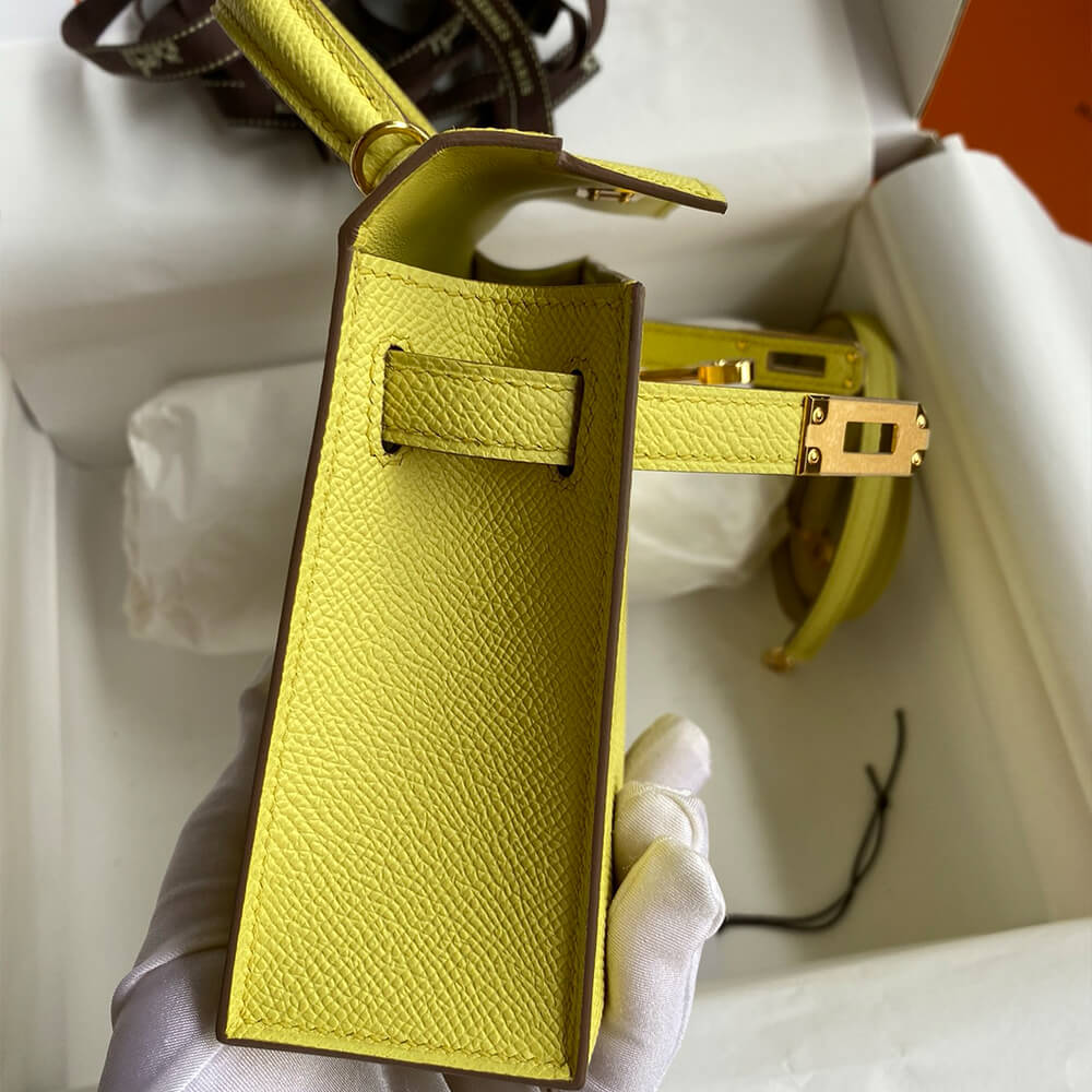 Hermes Mini Kelly II (HIGH-END GRADE) – Yellow