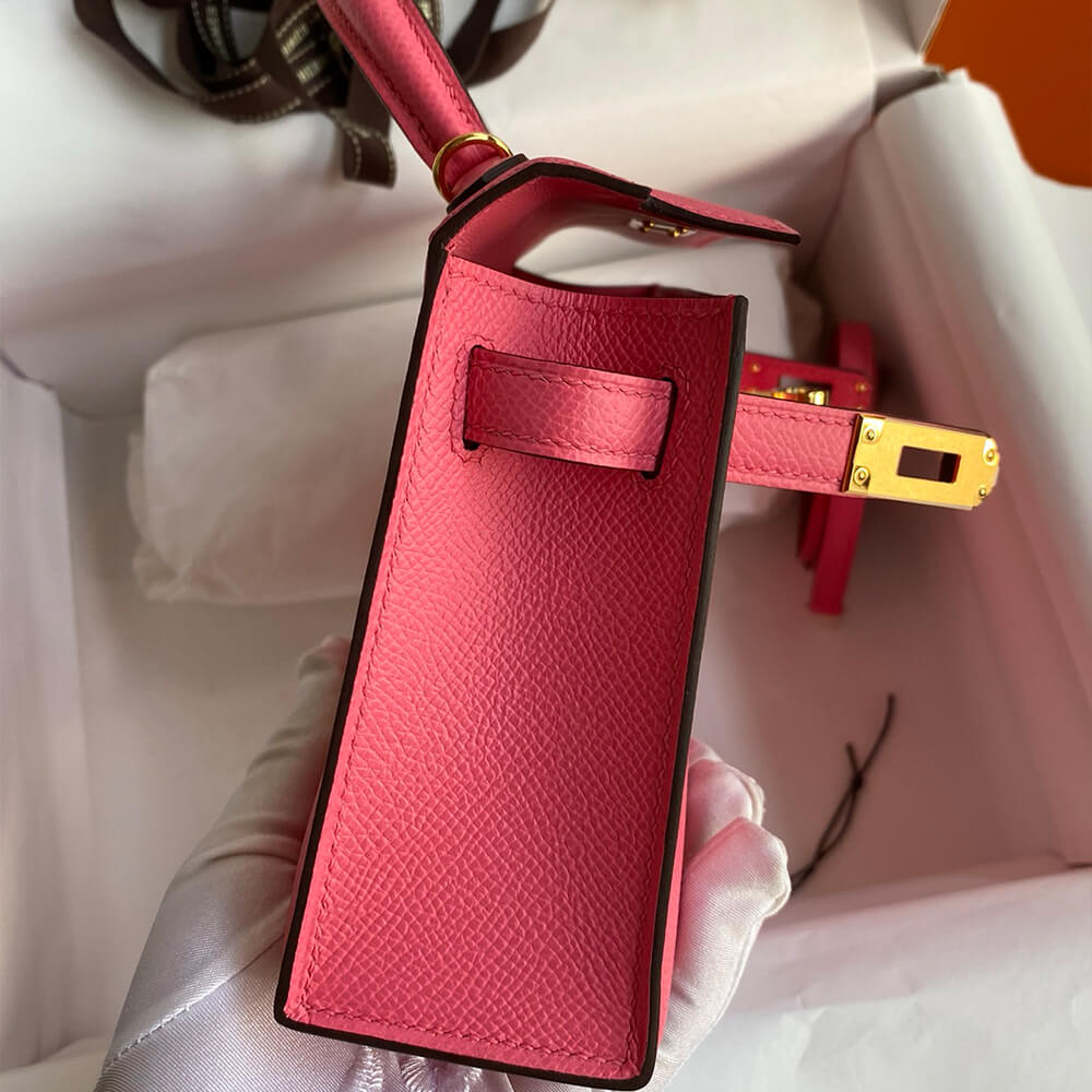 Hermes Mini Kelly II (HIGH-END GRADE) – Pink