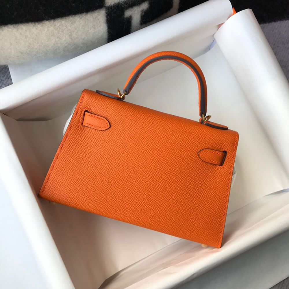 Hermes Mini Kelly II (HIGH-END GRADE) – Orange