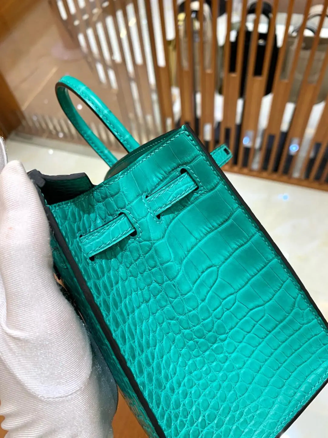 BK20 size-Handmade from American crocodile skin