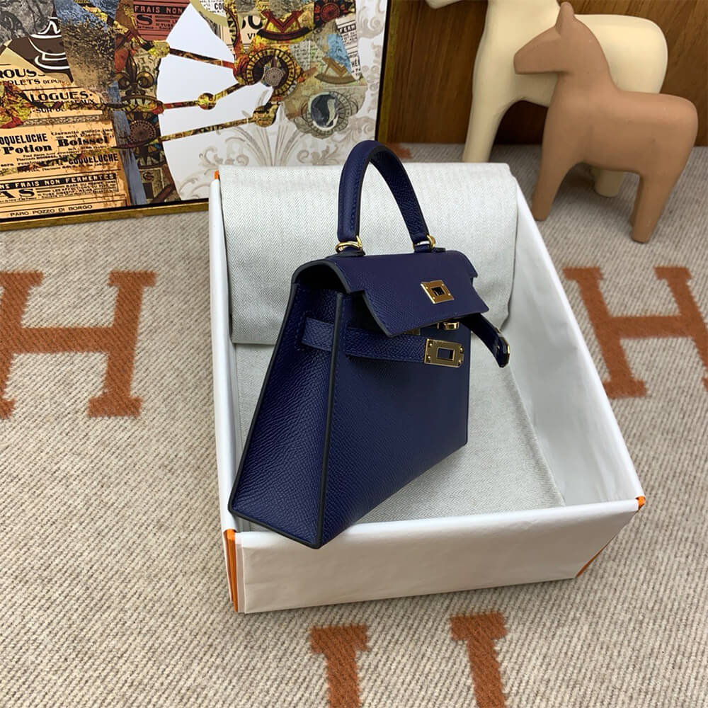 Hermes Mini Kelly II (HIGH-END GRADE) – Etoupe