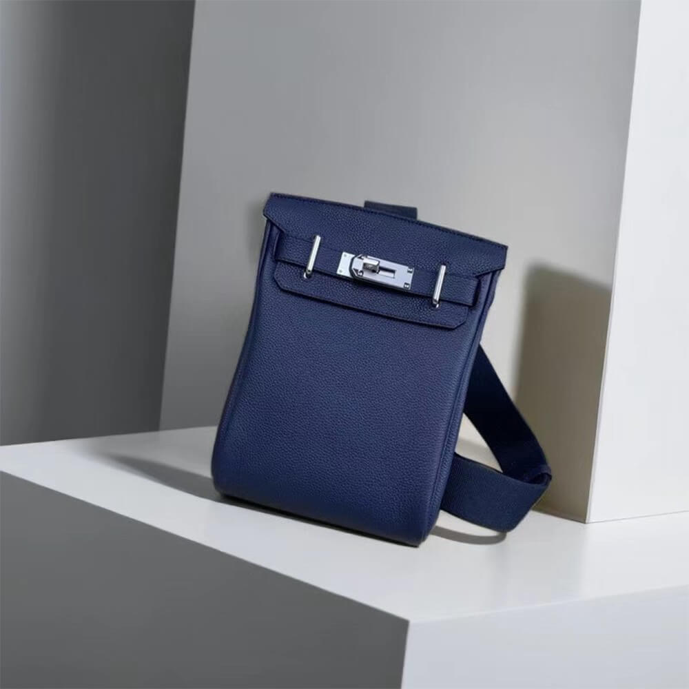 Dark Blue Togo Leather HAC A Dos PM – Grade 1:1 Mirror