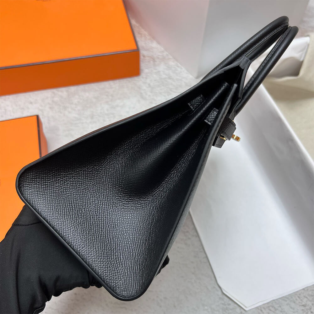 Hermes Birkin 25 Sellier – Black with Gold Hardware (Epsom Leather)