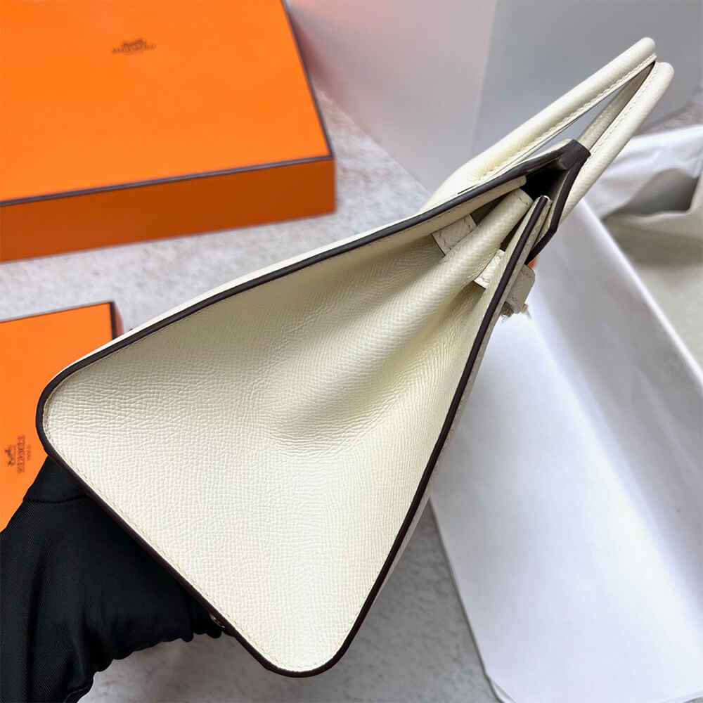 Hermes Birkin 25 Sellier – Cream with Gold Hardware (Epsom Leather)