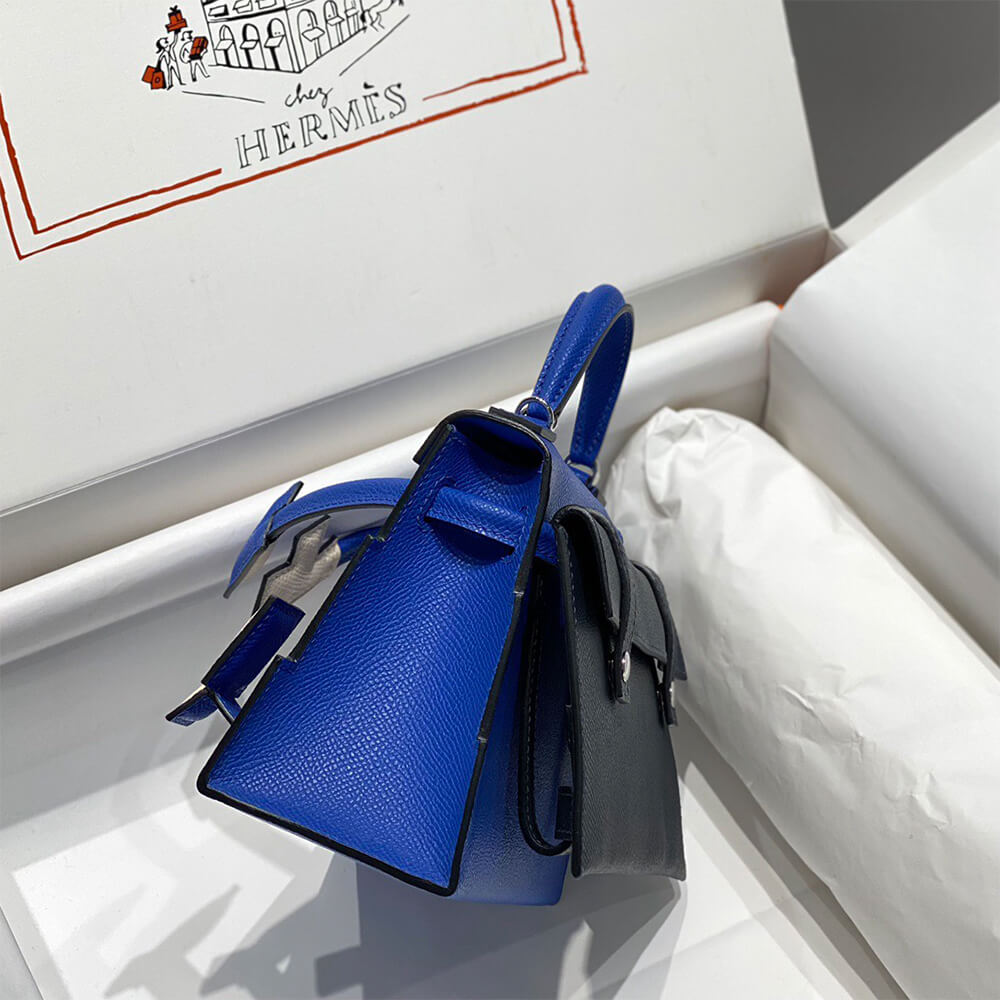 Hermes Kelly Doll Picto – Blue (High-End Grade)