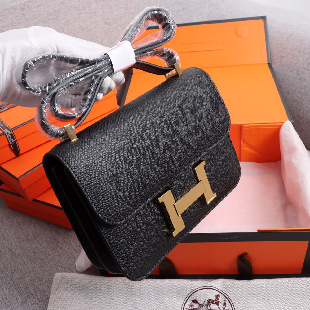 Hermes Constance 24 – Epsom Black (24cm)