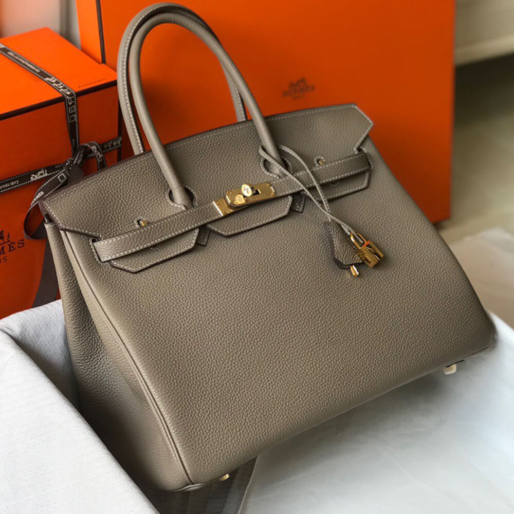 Hermes Birkin 35 – Etoupe Togo Leather