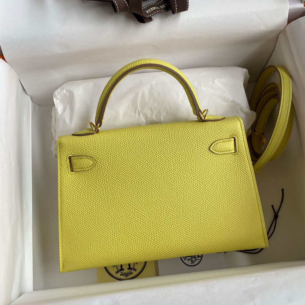 Hermes Mini Kelly II (HIGH-END GRADE) – Yellow