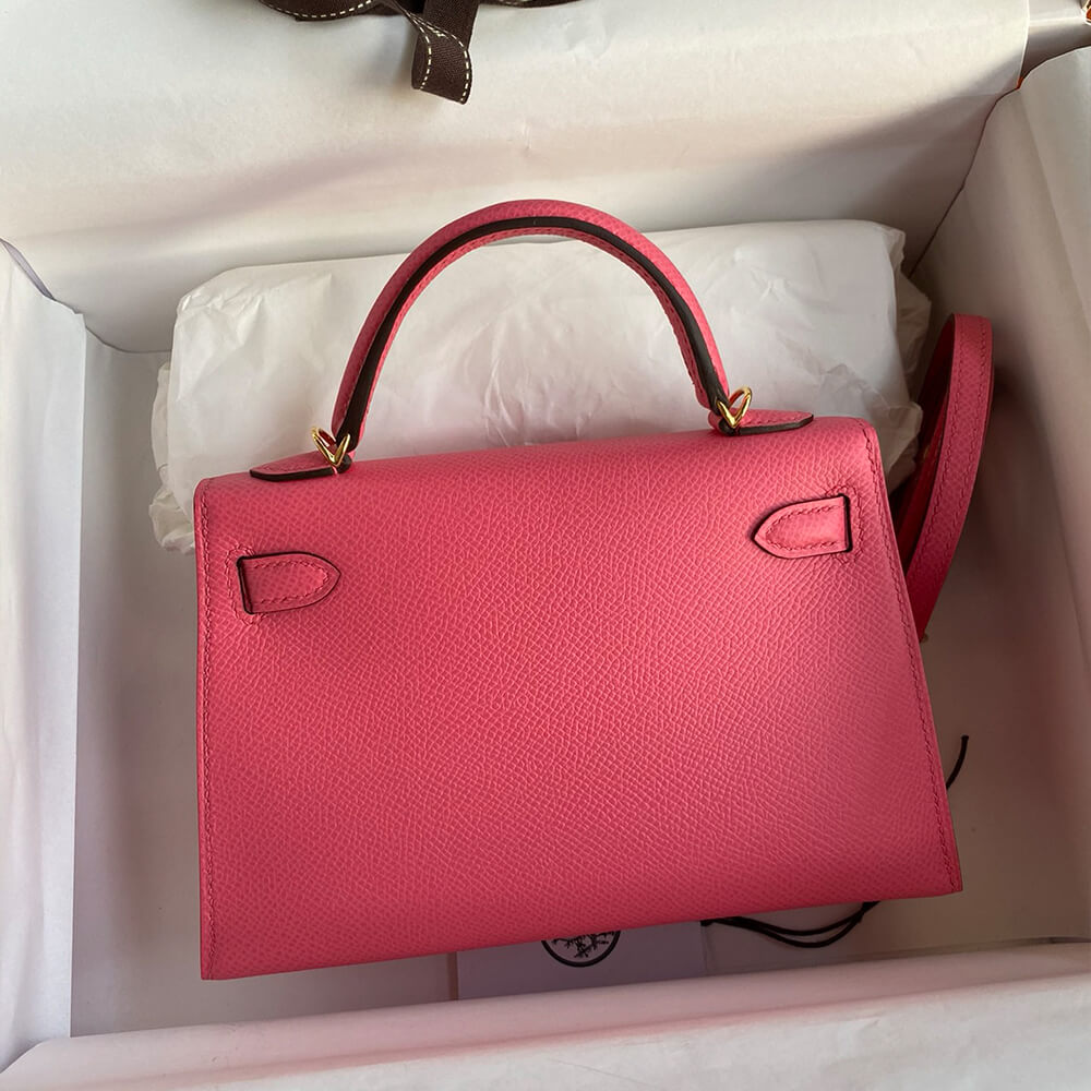 Hermes Mini Kelly II (HIGH-END GRADE) – Pink