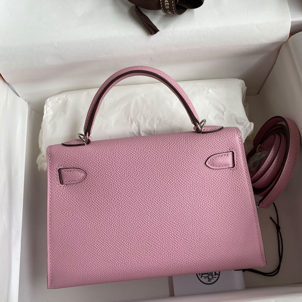 Hermes Mini Kelly II (HIGH-END GRADE) – Dark Pink
