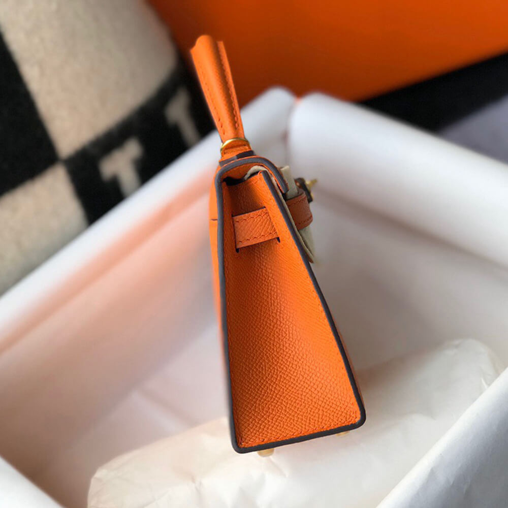Hermes Mini Kelly II (HIGH-END GRADE) – Orange