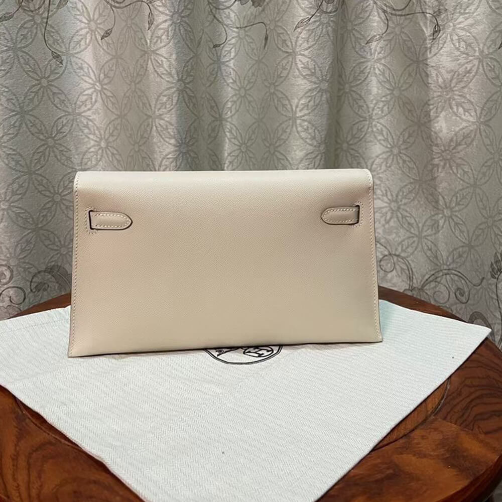 Hermes Kelly Elan – Cream White with Gold Hardware