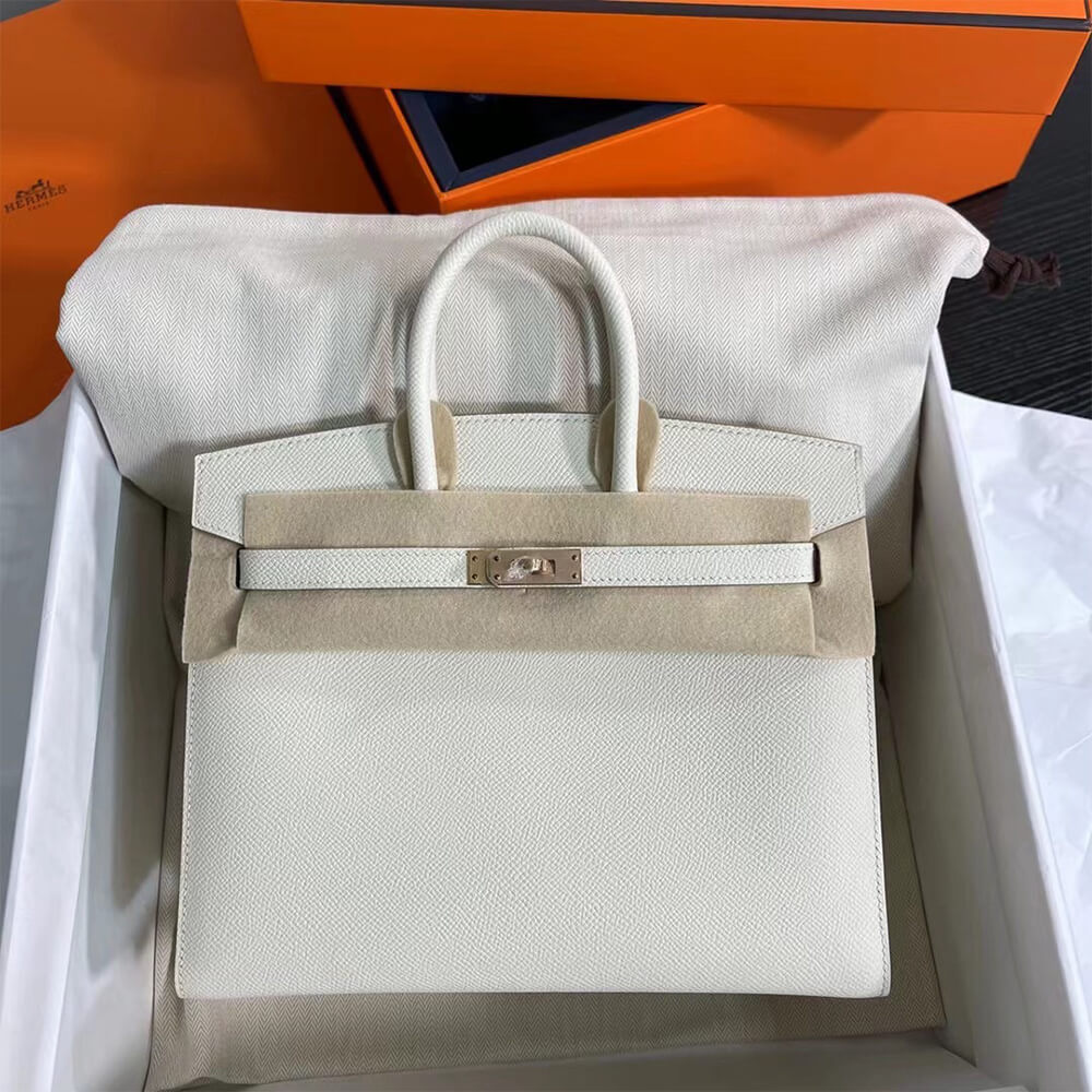 Hermes Birkin 30 Sellier – Cream with Silver Hardware (Epsom Leather)