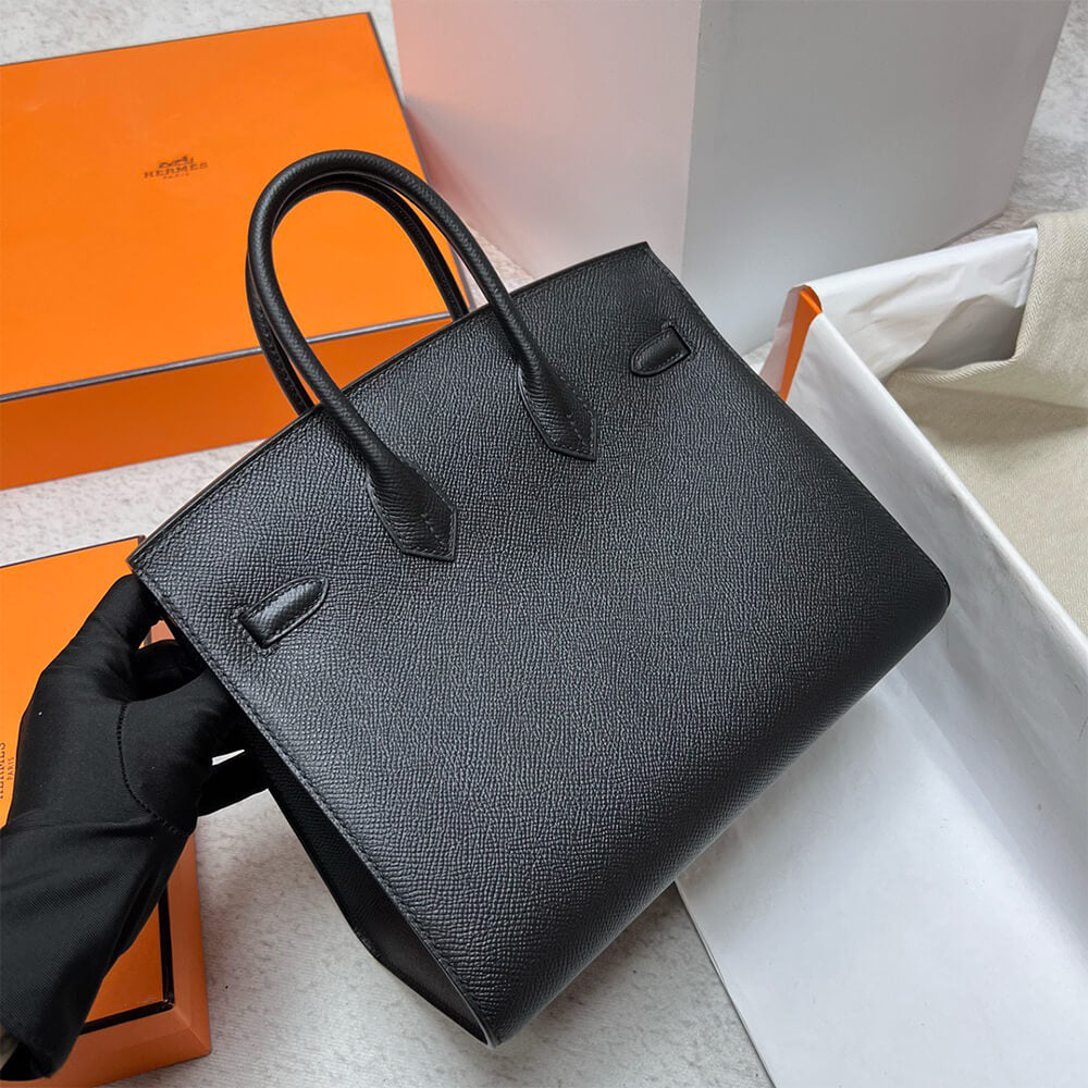 Hermes Birkin 25 Sellier – Black with Gold Hardware (Epsom Leather)