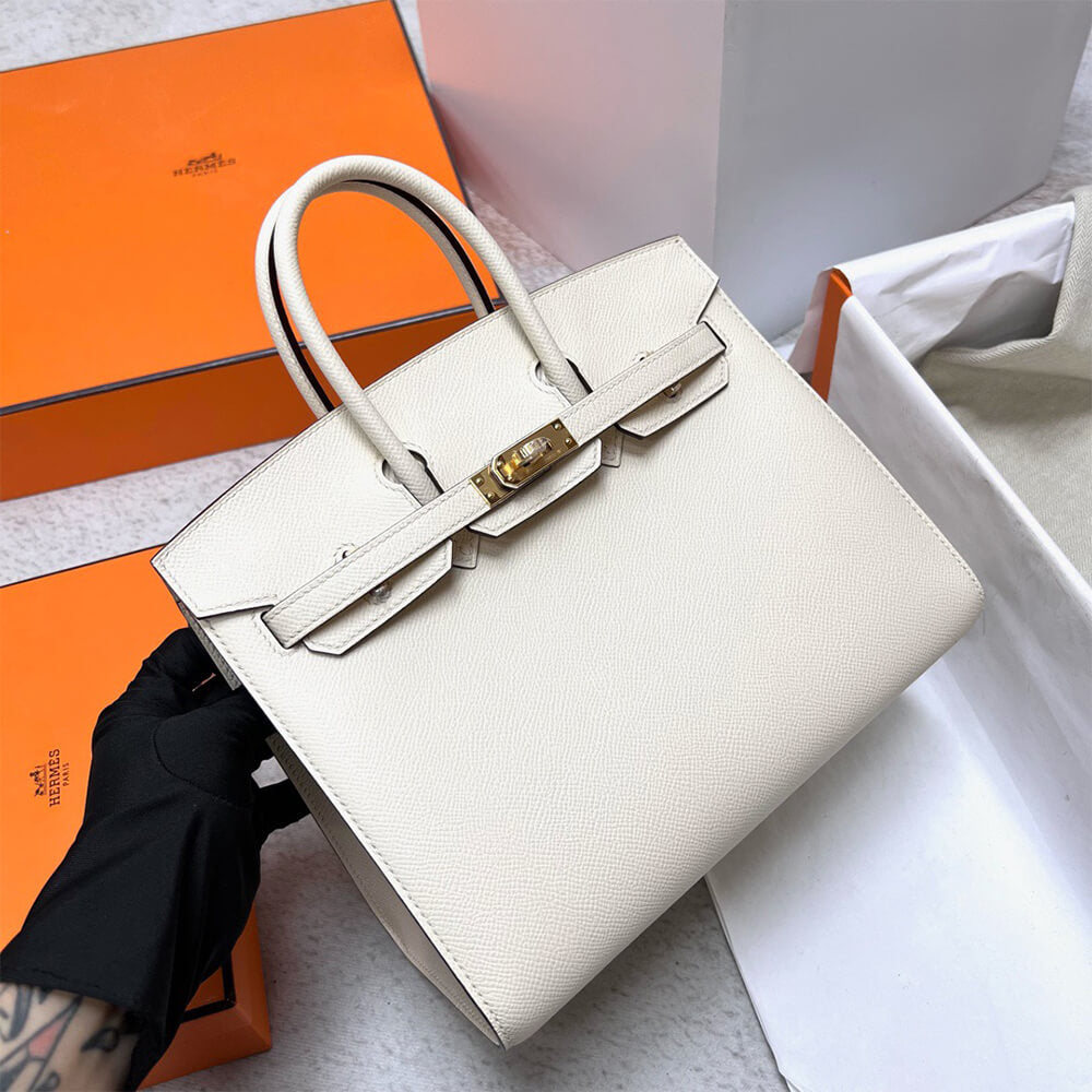 Hermes Birkin 25 Sellier – Cream with Gold Hardware (Epsom Leather)