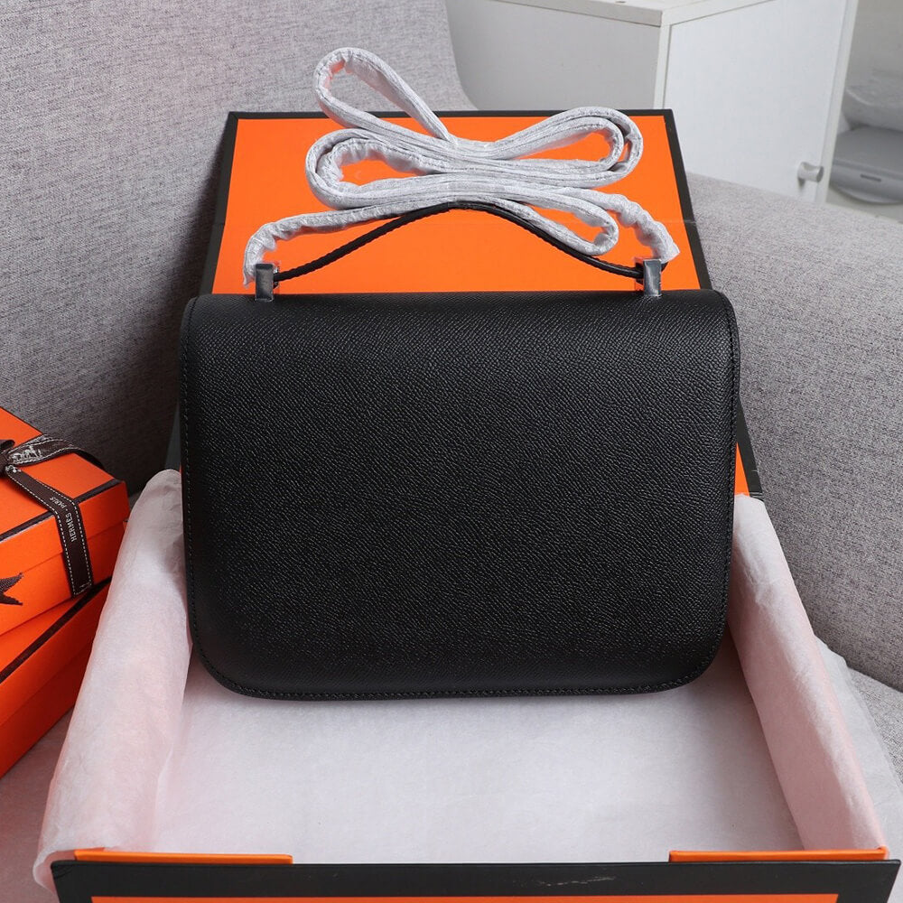 Hermes Constance 18 – Black Epsom Leather (Silver Hardware)