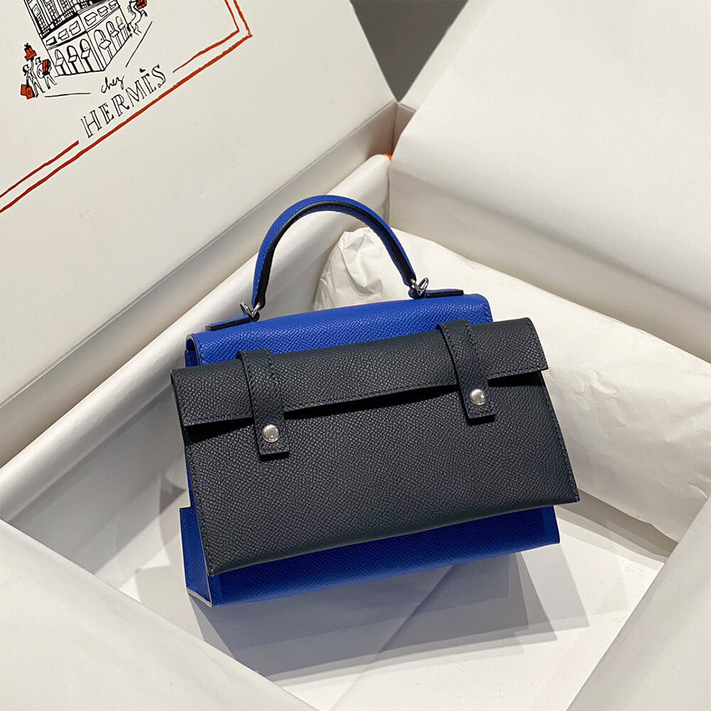 Hermes Kelly Doll Picto – Blue (High-End Grade)