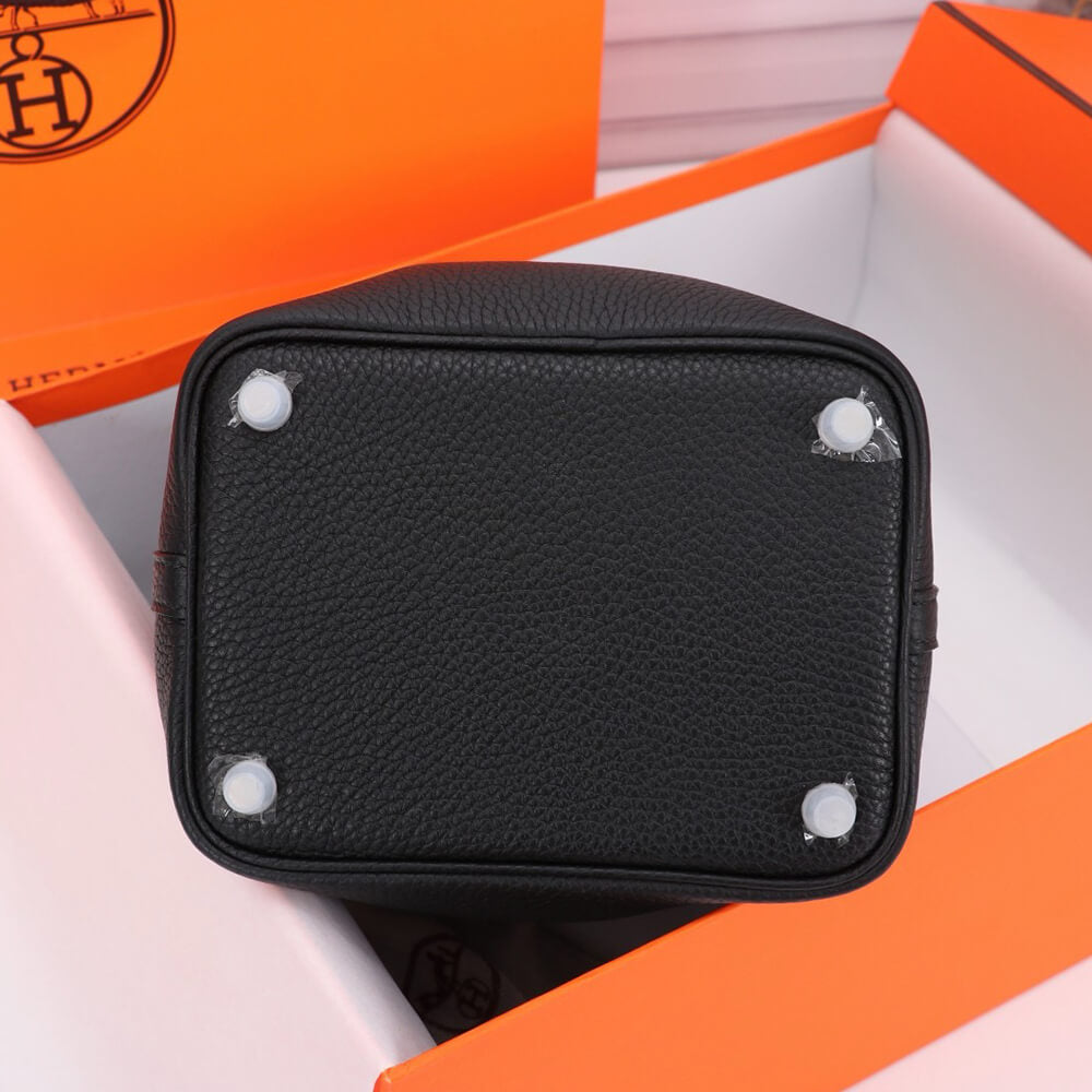 Hermes Picotin Lock 18 – Black | Silver Hardware