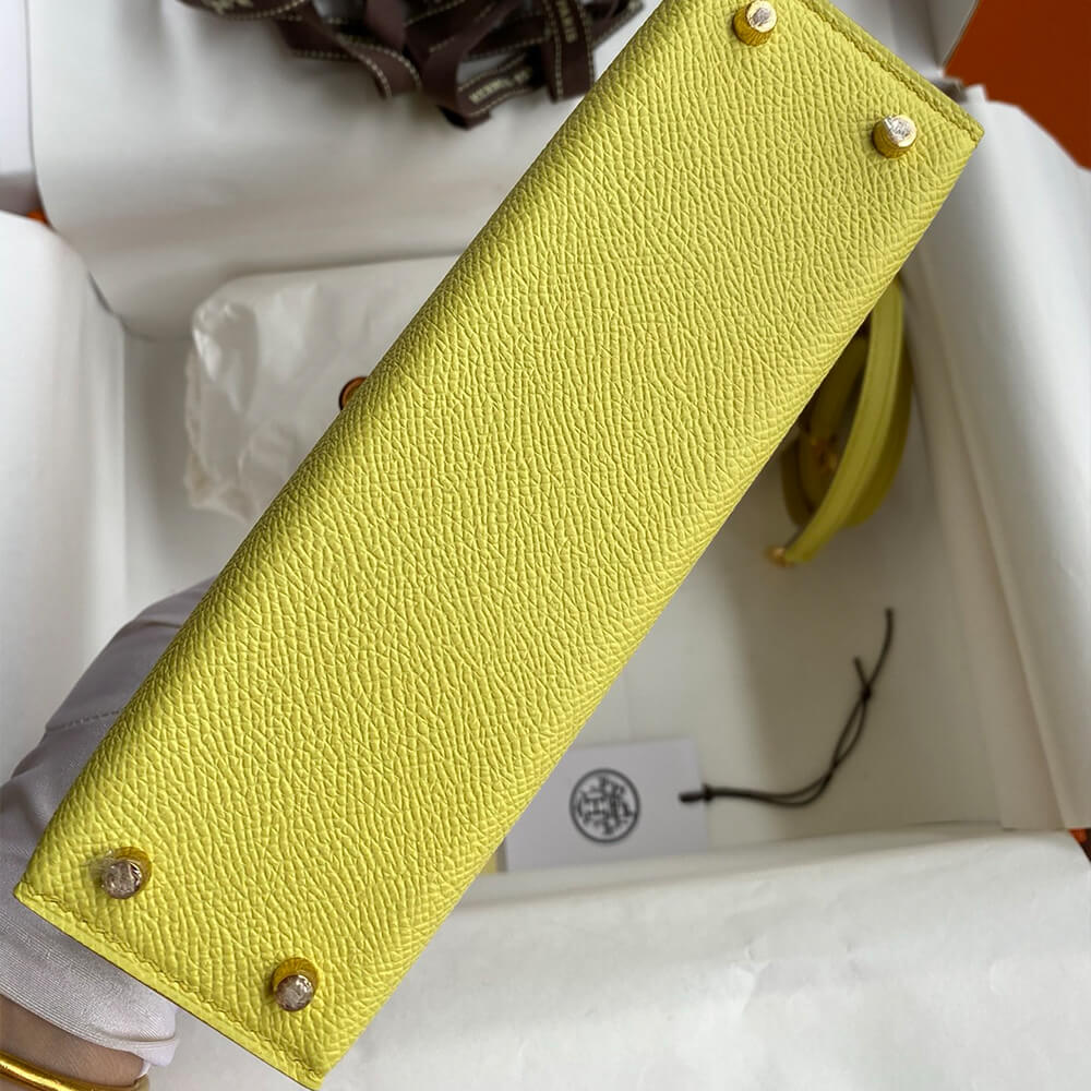 Hermes Mini Kelly II (HIGH-END GRADE) – Yellow