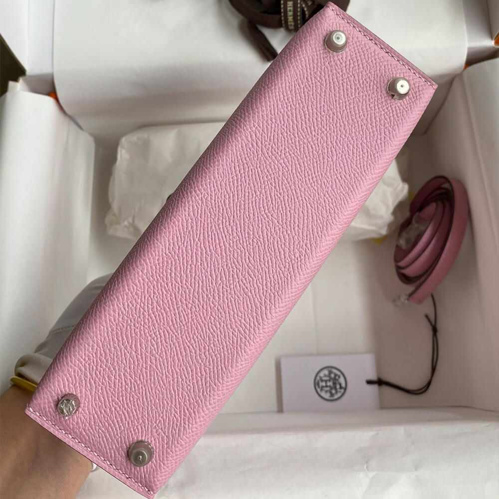 Hermes Mini Kelly II (HIGH-END GRADE) – Dark Pink