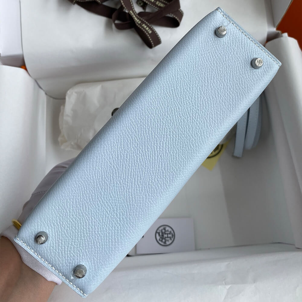 Hermes Mini Kelly II (HIGH-END GRADE) – Light Blue