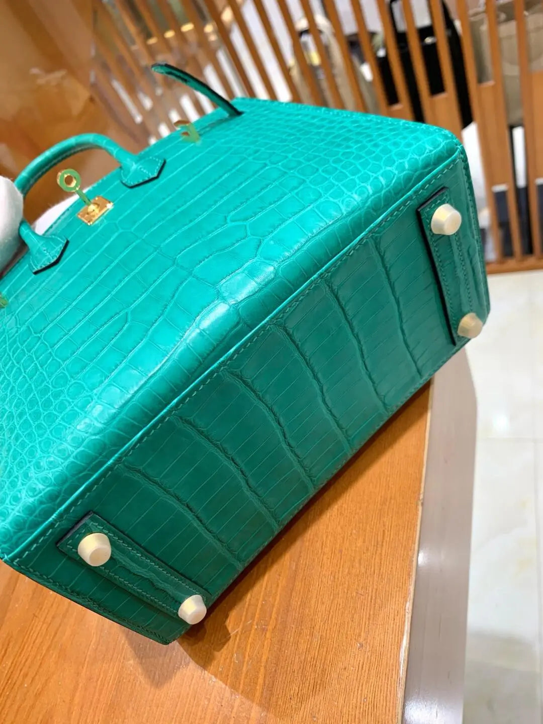 BK20 size-Handmade from American crocodile skin