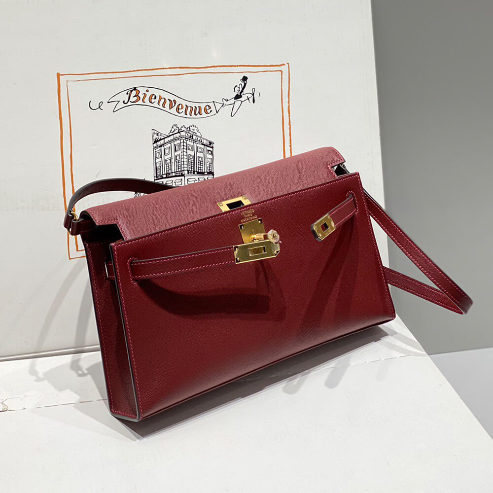 Hermes Kelly Elan – Rouge (High-End Craftsmanship)