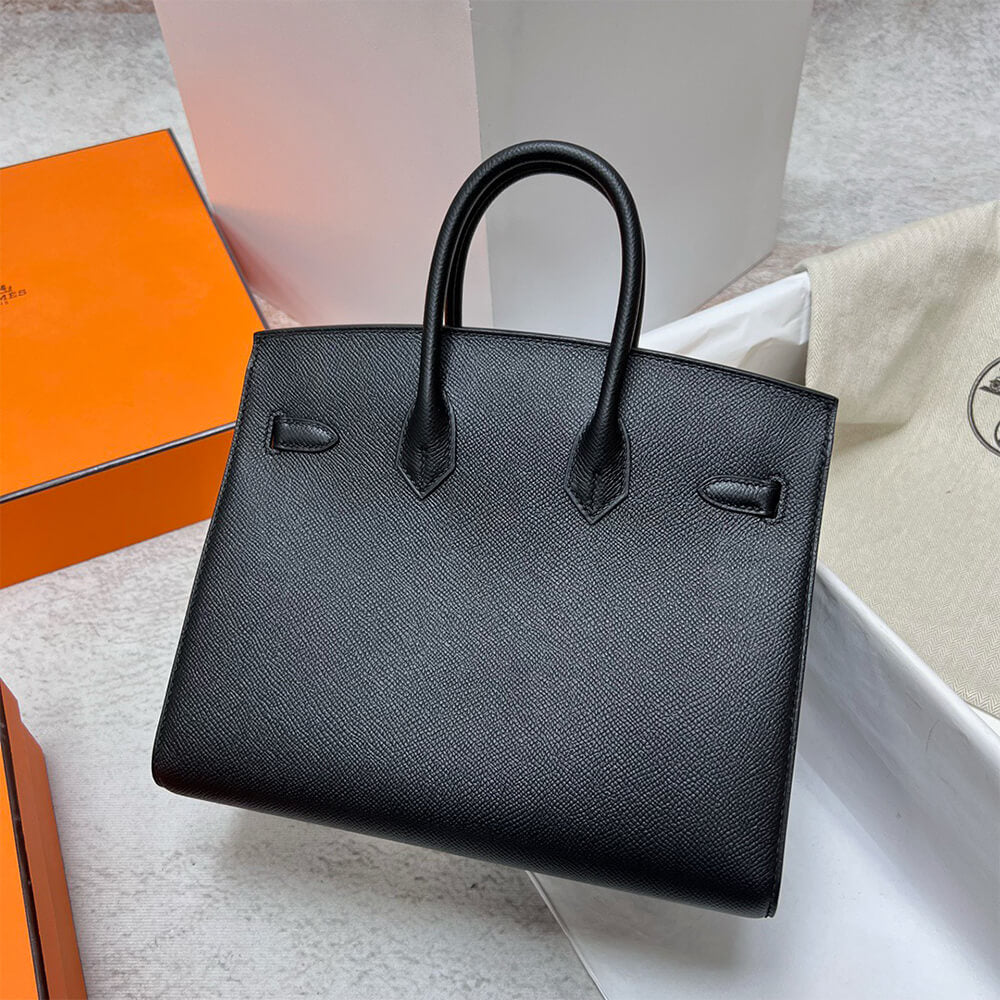 Hermes Birkin 25 Sellier – Black with Gold Hardware (Epsom Leather)